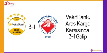 VakıfBank, Aras Kargo Karşısında 3-1 Galip24