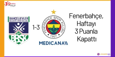 Fenerbahçe, Haftayı 3 Puanla Kapattı24