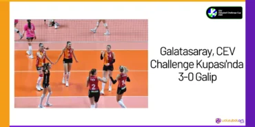 Galatasaray, CEV Challenge Kupası'nda 3-0 Galip24