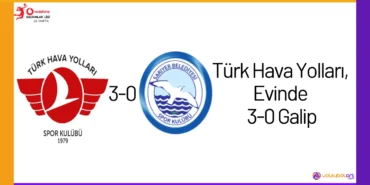 Türk Hava Yolları, Evinde 3-0 Galip24
