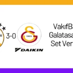 VakıfBank, Galatasaray’a Set Vermedi